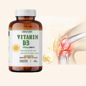 Organik vejetaryen kemik yoğunluğu Vitamin D3 K2 Supplements5000iu & 10000iu kalsiyum tabletler yetişkinler ve gençler için - Product Image 3