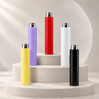 Atomiseur de parfum rechargeable de 10 ml, étui en ABS, flacon pulvérisateur portable de voyage, intérieur en verre, brume fine, plusieurs couleurs
