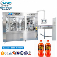 Nouvelle machine de remplissage complète pour boissons gazeuses Peak, machine d'embouteillage d'eau gazeuse pour usine de remplissage d'eau pétillante