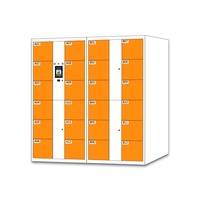 Casier à colis intelligent avec accès par carte IC pour la salle de courrier des appartements