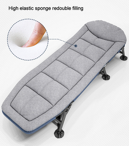 OEM Lettino Catre Klappbett portátil cinco engranajes ajustable al aire libre viaje jardín tienda de campaña cuna individual cama plegable de lujo - Product Image 6
