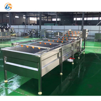 Commercial industriel Petite Mangue Manioc Machine à Laver les Fruits Gingembre Pomme de Laitue Tomate Carotte Laveuse De Légumes