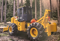 Skidder Forestale XC360 con Caricatore Idraulico e Verricello da 20 Tonnellate per Raccolta e Trasferimento di Legname Diversificato