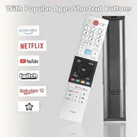 CT-8561 RC45151 pour Toshiba Smart TV télécommande avec PrimeVideo NETFLIX YouTube boutons 43UK3163DG