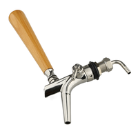 Robinet de robinet de bière de qualité alimentaire en acier inoxydable argenté nouveau design nettoyage facile pour l'équipement de cuisine de brasseur de bar à bière commercial