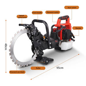 High-<span class=keywords><strong>Power</strong></span> Benzine Ring Zaag Muur Snijmachine Betonnen Stalen Balk Raamopening Gereedschap Motor Motor Kracht Troffel Voor Steen - Product Image 1