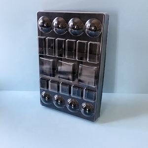 Caja de bandeja de plástico para chocolate, envase de plástico para trufa - Product Image 2