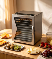 Déshydrateur alimentaire industriel à grande capacité avec cœur de chauffage stable pour une ligne de production complète de déshydratation de snacks
