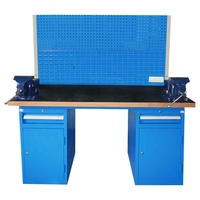 Durable multifonctionnel combiné en métal table de travail avec tiroirs