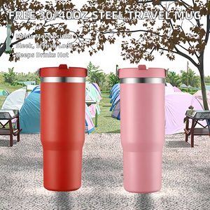Leakproof 32 oz <b>Water</b> <b>Bottle</b> with Handle and Straw <b>Time</b> Marker for Outdoor Hiking Factory Direct - Product Image 2