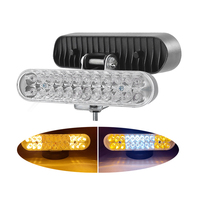 Nouveau 6 pouces 24W LED barre lumineuse de travail blanc ambre brouillard conduite lampe pour moto SUV ATV camion Tricycle et véhicules tout-terrain 4x4