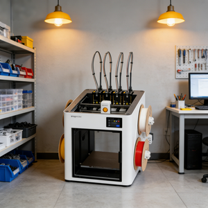 Imprimante <span class=keywords><strong>3D</strong></span> multimatières Snapmaker U1 4-en-1 avec une vitesse élevée de 500 mm/s, imprimante FDM - Product Image 1