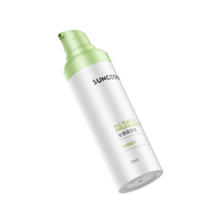 Flacon pompe sans air tout plastique PCR blanc 15ml 30ml, échantillon gratuit PP pour cosmétiques, sérigraphie, lotion, crème