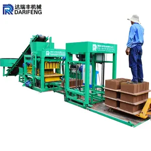 QT4-18 hollow fully automatic hydraulic Concrete Block Making Machine Making Brick Philippines