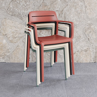 Fauteuil d'extérieur en plastique résistant aux UV et imperméable, minimaliste, une place, pour balcon et terrasse