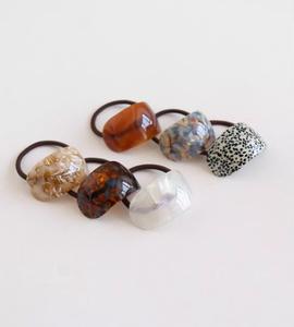 Lazos para el cabello de acetato en forma de arco con una tarifa de alta gama Cuerda para el cabello Coleta Bandas para el cabello Elástico Accesorios para la cabeza simples y de moda - Product Image 3