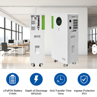 Invertisseur hybride 7,2 kW 10,24 kWh monophasé 120/240 V, version américaine, stockage d'énergie solaire domestique, batterie au lithium extensible et empilable