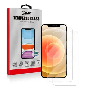2 Stuks Pakket Groothandel 2.5D Hd Helder Gehard Glas Screen Protector Voor Iphone 11 12 Pro Max Glas Screen Film