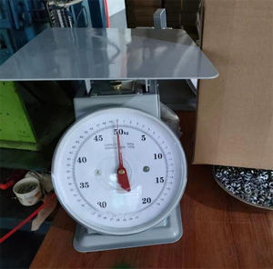 Veidt Weigh 50kg Digital Kitchen <b>Scale</b> Household Tray Old-Style Commercial Electronic Round Plate Gram Balance ZZDP-204-50kg Sta - Product Image 6