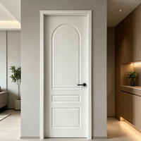 Porte intérieure en PVC personnalisable à prix d'usine, moderne, étanche, en MDF, pour cuisine, appartement, hôtel, projets d'aménagement intérieur