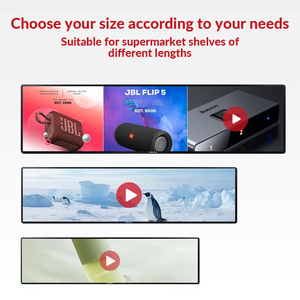 Barra estirada de 8,8-86 pulgadas, pantalla Lcd, señalización <span class=keywords><strong>Digital</strong></span>, reproductor de publicidad, supermercado, centro comercial, estante inteligente, pantalla de barra Lcd - Product Image 4