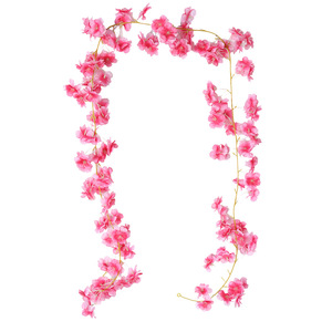 Guirlande de fleurs artificielles en soie, 135 brins, pour décoration de mariage, maison, intérieur, plafond, mur - Product Image 5