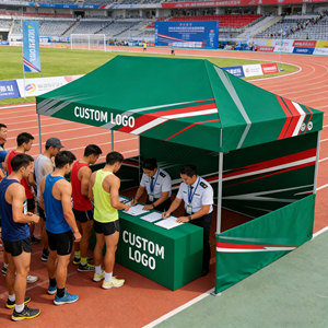 Carpa Publicitaria Plegable para Exposiciones, Personalizable, de 4x8 y <span class=keywords><strong>3x6</strong></span>, con Impresión por Transferencia de Calor - Product Image 3