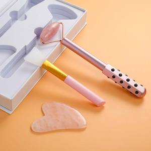 OEM/ODM Beauty <span class=keywords><strong>Facial</strong></span> <span class=keywords><strong>Roller</strong></span> Wand Skincare Tools Handheld Portable Custom Face Massage <span class=keywords><strong>Roller</strong></span> Germanio Jade <span class=keywords><strong>Roller</strong></span> - Product Image 4