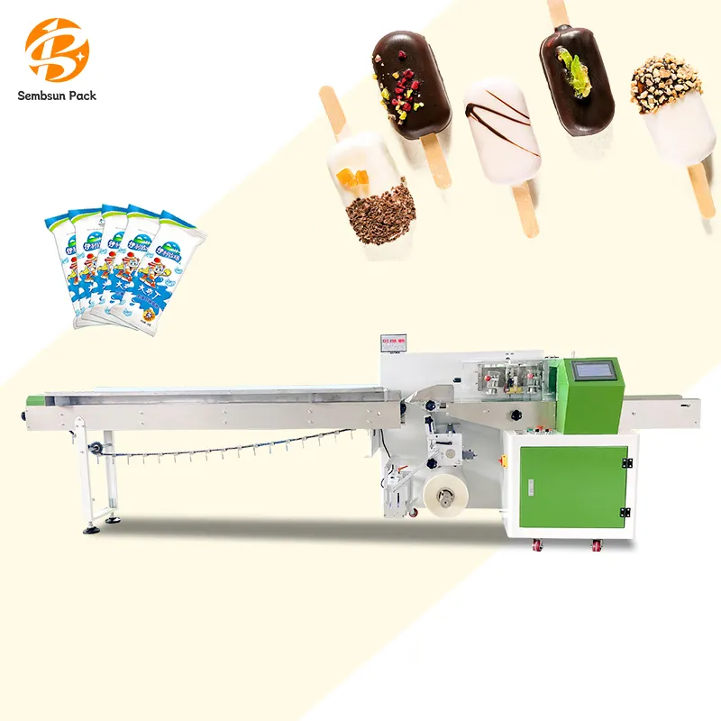 Đa Chức Năng Gối Dòng Chảy Gói Vệ Sinh Khăn Cho Ice Lolly Pop Toàn Bộ Tươi Gà Thịt Dán Đóng Gói Máy Đóng Gói