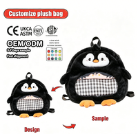 Sac à dos en peluche personnalisable en forme de poupée mignonne pour enfants et bébés, en coton, sac de voyage sûr