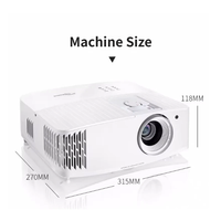 Projecteur DLP 4K UHD35x 3840x2160 Contraste 1000000:1 Full 3D 3600 ANSI Lumens Projecteur Home Cinéma