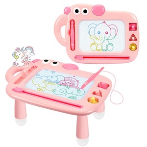 Tableau magnétique en plastique pour <span class=keywords><strong>dessiner</strong></span> - Jouet éducatif pour enfants de 1 à 3 ans, garçons et filles, pour écrire et gribouiller, idéal comme cadeau - Product Image 2