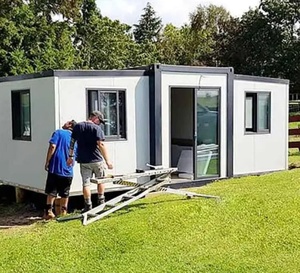Modern 20 ft Portable Expandable Container Prefab <b>Houses</b> for Outdoor Mobile Homes in Residential Home - Product Image 1