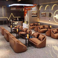 Ensembles de meubles modernes pour restaurants commerciaux, KTV, banquettes de bar, tables et chaises pour cafés et salles à manger