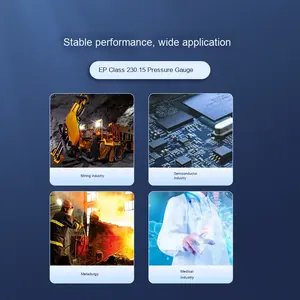 เกจวัดความดันดิจิตอล <span class=keywords><strong>Wika</strong></span> 230.15 ซีรีส์ ระดับ EP ตัวเรือนสแตนเลสสตีลคู่ ขนาด 100 มม. เครื่องมือวัด - Product Image 5
