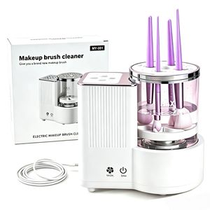 Nettoyeur de pinceaux de maquillage électrique, machine à laver les pinceaux à ultrasons, nettoyeur d'outils de beauté portable pour la maison et le salon - Product Image 3