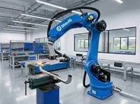 Sistem Robot Pemotong Laser Serat 6-Axis Otomatis SteviS Industrial 1000W/2000W 3D Berpendingin Air untuk Logam dengan Akurasi Tinggi