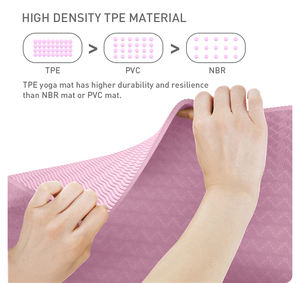 SHENGDE - Tapete de Yoga Ecológico Antideslizante de TPE para Pilates, con Logotipo Personalizado, Precio Económico, Venta al por Mayor - Product Image 5