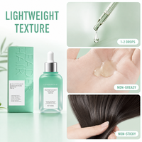Minyak Rambut Organik Rosemary Revitalizing Leaderhair, Menutrisi & Memperbaiki Rambut, Ekstrak Tumbuhan untuk Rambut Kering & Mengembang 60ml Grosir