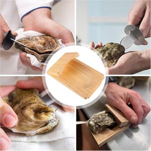 YIGO en STOCKED <span class=keywords><strong>pince</strong></span> à écailler les huîtres outil d'écaillage ouvre-porte-huîtres en bois bloc d'écaillage <span class=keywords><strong>pince</strong></span> à écailler les fruits de mer en bois - Product Image 5
