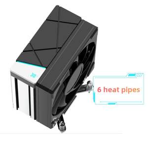 Enfriador de Aire para CPU de 6 Tubos de Calor y 220W TDP, Ventilador ARGB PWM de 120mm y 600-1600 RPM para PC Gaming Intel LGA1700 AMD AM4 AM5 - Product Image 1