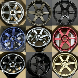 Juwa ล้อ <span class=keywords><strong>Te37</strong></span>แข่งรถโฟล์คสำหรับ M3/M4/F80/F82/เทสลารุ่น S JDM ขนาด25มม. สีขาว5X120 5X114.3 18นิ้ว - Product Image 3