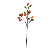 Kunstmatige fruitpruimen groene plant pruimenboom Kerst & Pasen huisdecoratie schuim plastic 67cm hoge kwaliteit groothandel