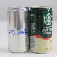 Boîtes de boisson en aluminium 250mL 500mL 330ml 355mL pour boissons Matériaux en aluminium Emballage acceptant la conception de logo personnalisé