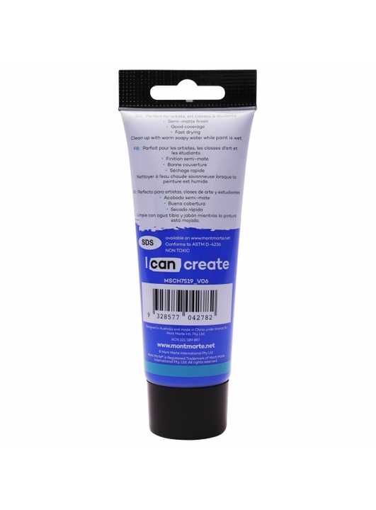 Mont Marte Studio Acrylic Paint 75ml - Cobalt Blue| Alibaba.com