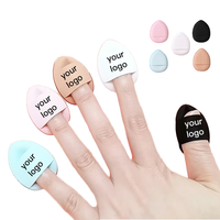 Spons Makeup Mini Bantal Udara Poliuretan Hidrofilik Motif Hati Baru, Dapat Dicuci, Untuk Bedak