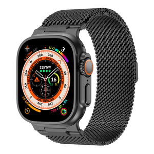 Bracelet de montre en maille milanaise de style armure, en acier inoxydable robuste, pour Apple Watch Series 10 9 8 Ultra <span class=keywords><strong>2</strong></span> - Product Image 5
