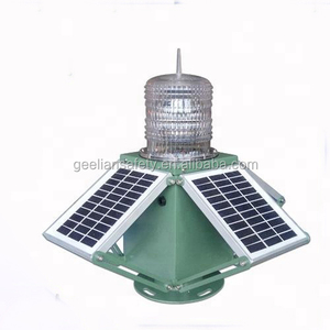 Linterna Marina GPS GSM Bluetooth, Linternas de Navegación Marinas LED Solares con Certificación FAA, 5 Colores de Emisión Ajustables, Cuatro Paneles Solares - Product Image 1