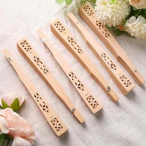 Customized Bamboo Foldable Hand Fan <b>Creative</b> Design Event Decoration Wedding Favor Business <b>Gifts</b> Festival Performance Holiday - Product Image 1