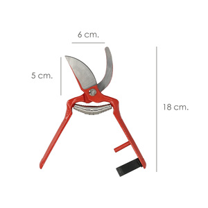 Forbici curve vintage forgiate a mano, 18 cm. - Product Image 2
